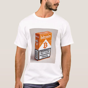 T-shirt Forfait Bitcoin BTC Crypto Funny Cigarette