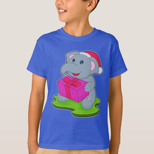 T-shirt Forfait Elephant Christmas (Devant)