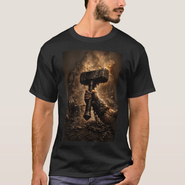 T-shirt Forgé à travers chaque défi (Devant)