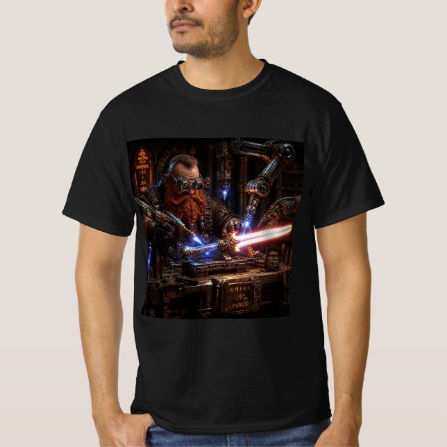 T-shirt Forge de science-fiction naine (Devant)