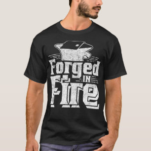 T-shirt Forgé En Feu