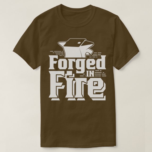 T-shirt Forgé En Feu 2 (Design devant)