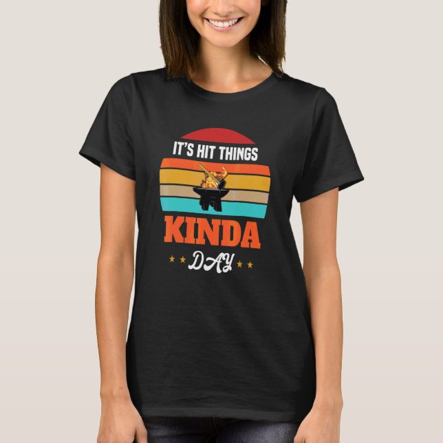 T-shirt Forge Motif Pour Blacksmiths 12 (Devant)