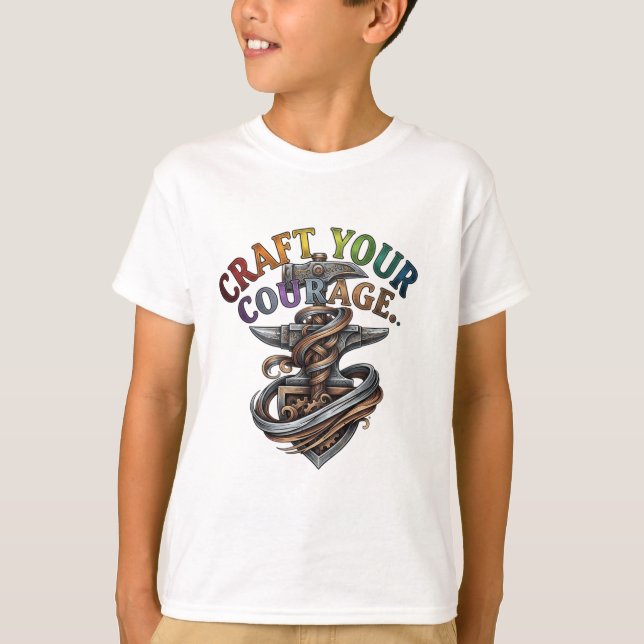 T-shirt Forge ta Courage (Devant)