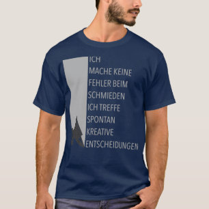 T-shirt Forgeron forgeron enclume forgeron cadeau orfèvre