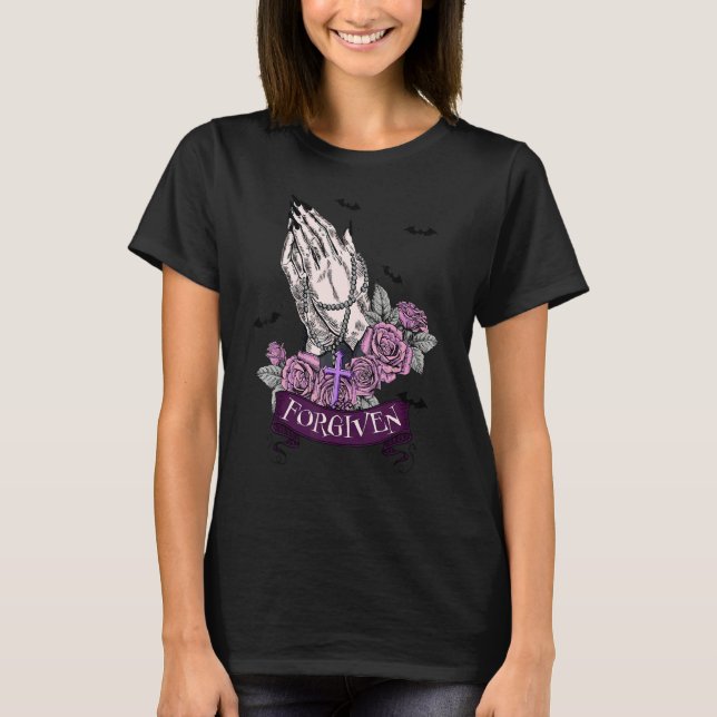 T-shirt Forgiven Christian Inspirational Halloween Costume (Devant)