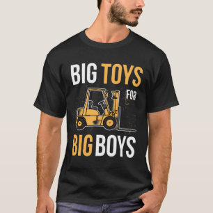 T-shirt Forklift idées cadeaux de conducteur Big Toys pou