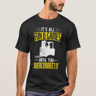 T-shirt Forklifter Amusement Et Jeux