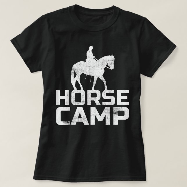 T-shirt Formateur de camp de chevaux Amoureux des chevaux  (Design devant)