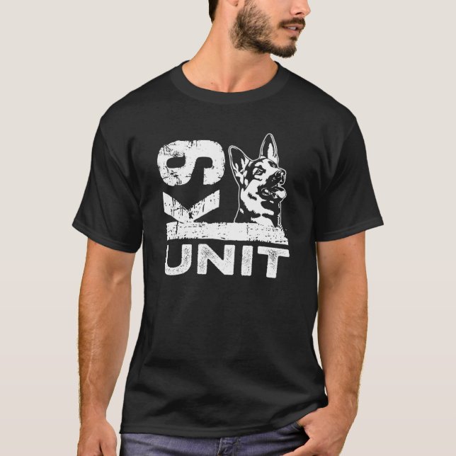 T-shirt Formateur de police K9 3 (Devant)