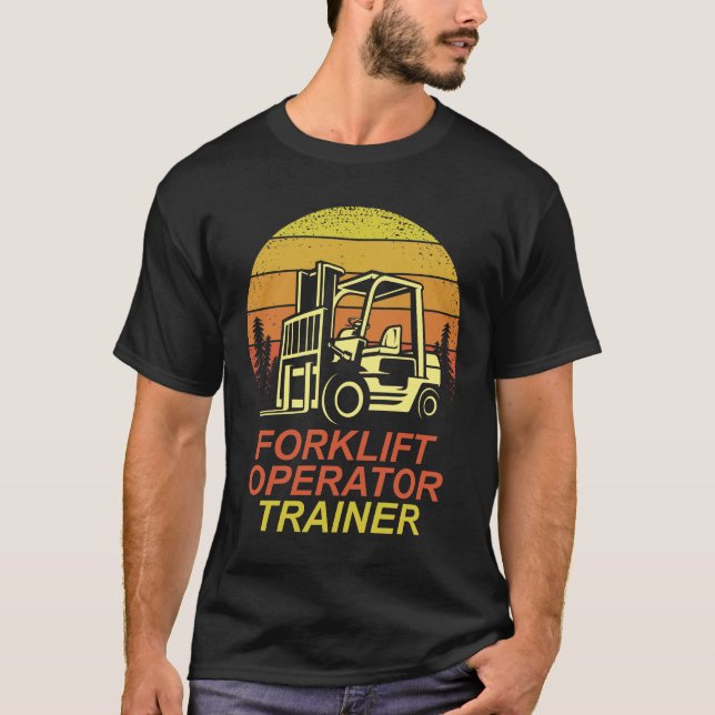 T-shirt Formateur d'opérateur de chariot élévateur (Devant)