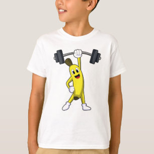 T-shirt Formation Banana at Strength avec Barbell