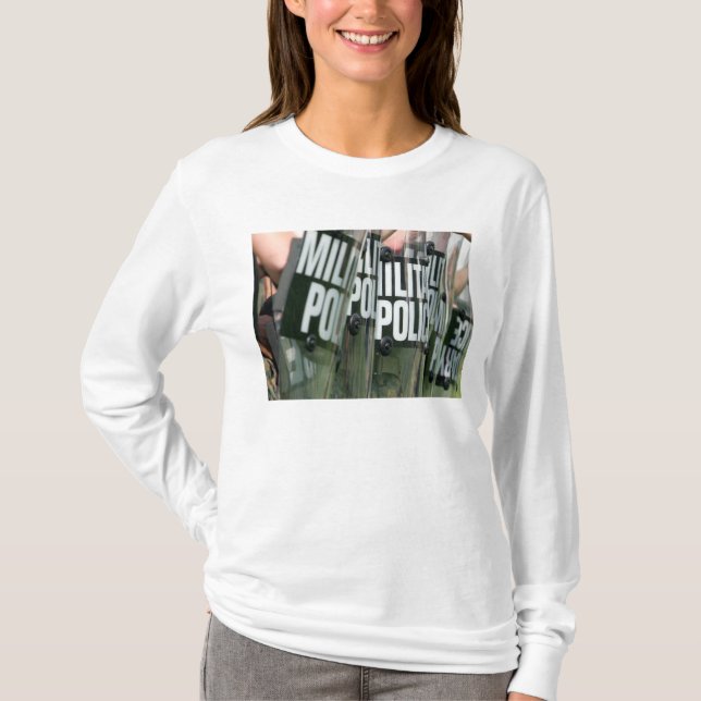 T-shirt Formation de contrôle des émeutes (Devant)