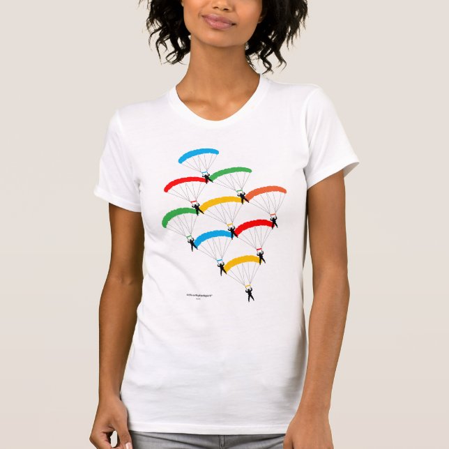 T-shirt Formation de parachute (Devant)