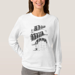 T-shirt Formation d'écho, livre par Athanasius Kircher