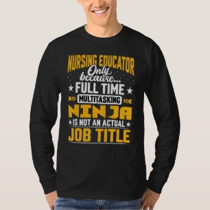 T-shirt Formation en soins infirmiers Titre du poste Ensei