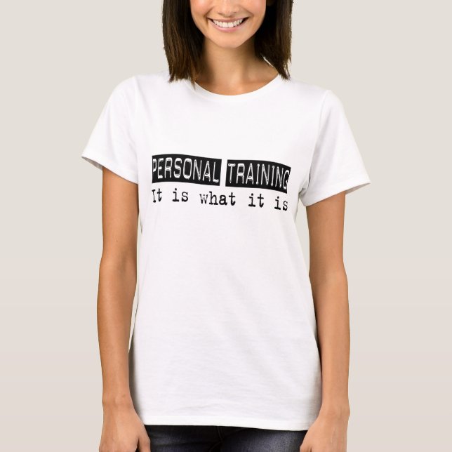 T-shirt Formation personnelle il est (Devant)