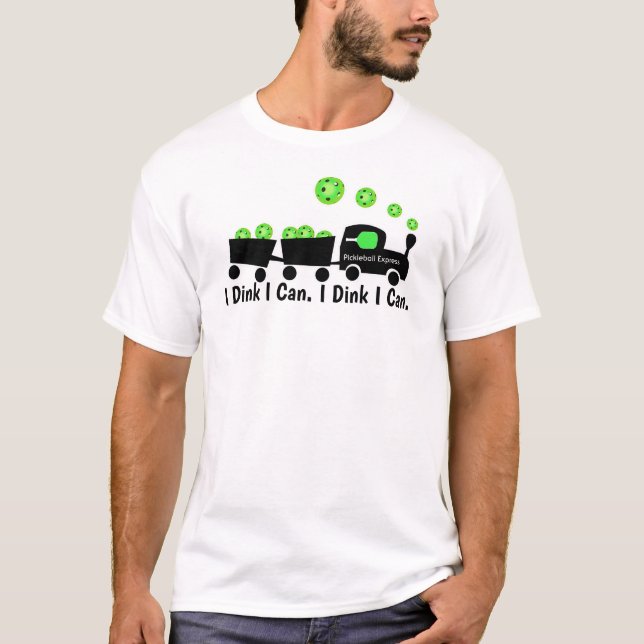 T-shirt Formation Pickball Je Dink Je Peux Bright Green (Devant)