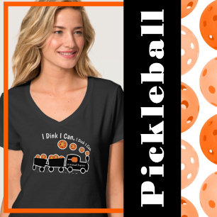 T-shirt Formation Pickball Je Dink Je Peux Orange Ball