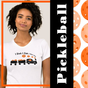 T-shirt Formation Pickball Je Dink Je Peux Orange Ball