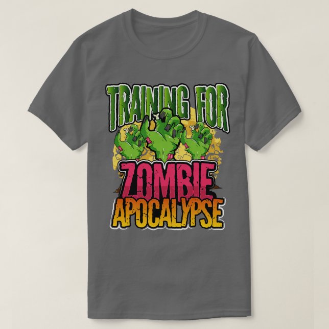 T-shirt Formation pour Zombie Apocalypse (Design devant)