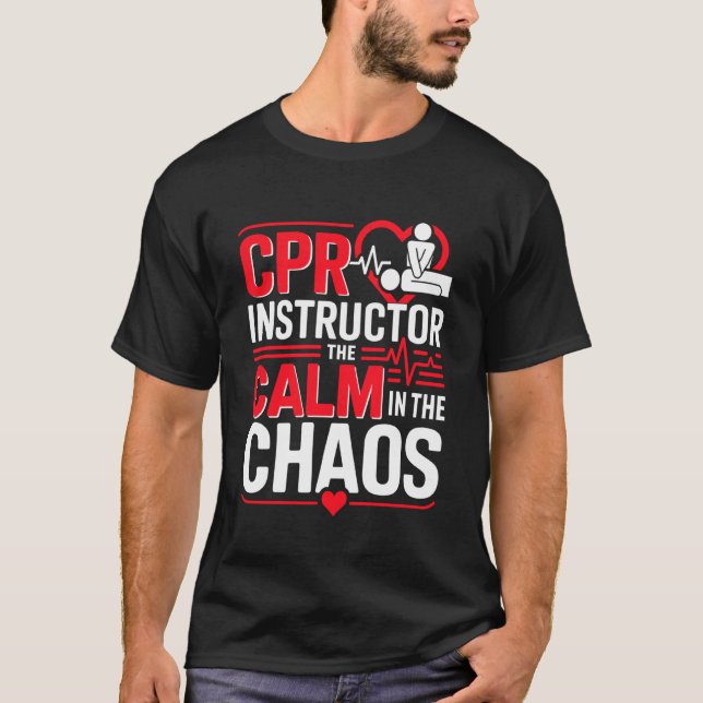 T-shirt Formation RCR Certifiée Drôle Professeur RCR (Devant)