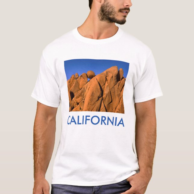 T-shirt Formation rocheuse unique, Californie (Devant)