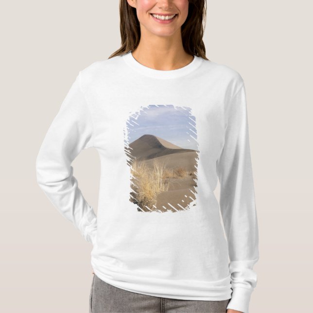 T-shirt Formations de dunes de sable. Bruneau Dunes State  (Devant)