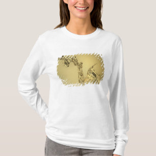 T-shirt Forme abstraite constituée en éclaboussant l'eau