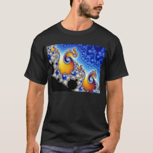 T-shirt Forme bidimensionnelle réglée de fractale de