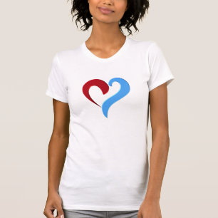 T-shirt Forme cardiaque