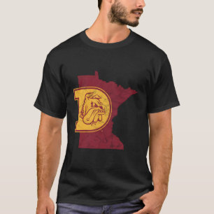T-shirt Forme de Bulldogs de duluth de Minnesota