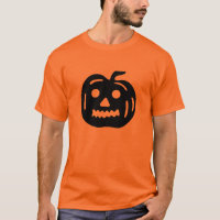 Forme de Citrouille Jack-O-lanterne noir