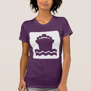 T-shirt Forme de navire - Blanc