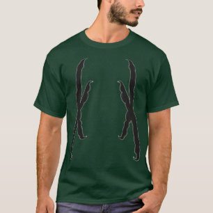 T-shirt Forme de pied de perroquet