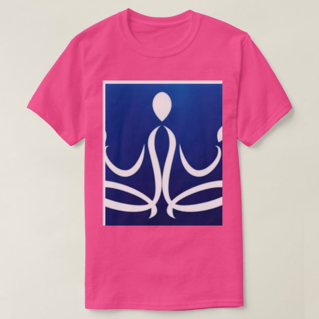 T-shirt forme de relaxation du yoga (Design devant)