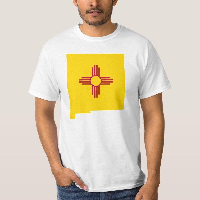 T-shirt Forme du Nouveau-Mexique (Devant)