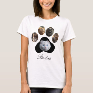 T-shirt Forme Empreinte de patte de collection de photos p