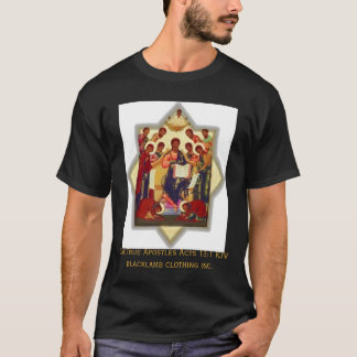 T-shirt forme le Christ de diamant et apôtres, l'apo vrai…