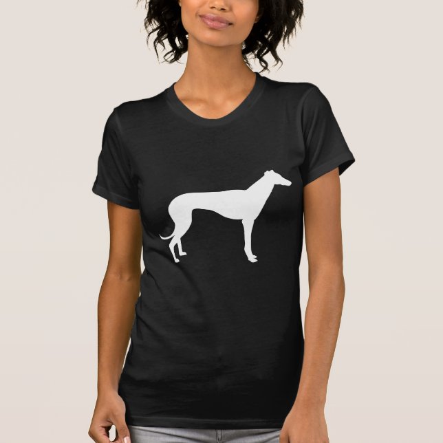 T-shirt Forme noire et blanche de Greyhound (Devant)