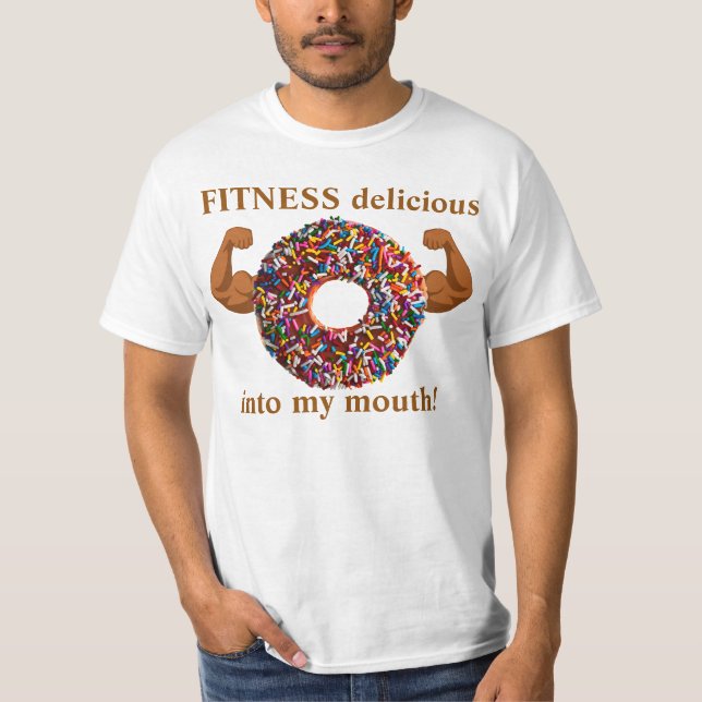 T-shirt Forme physique de beignet (Devant)