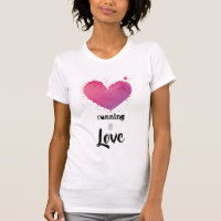 Forme physique rose de coureur d'aquarelle de