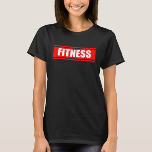 T-shirt Forme Rouge Gym Forme Workout Gym Citation Motivat
