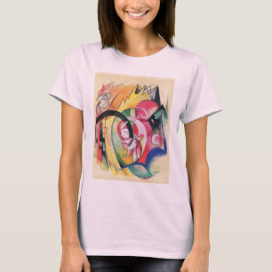 T-shirt Formes Abstraites (alias Fleurs colorées) par Fran