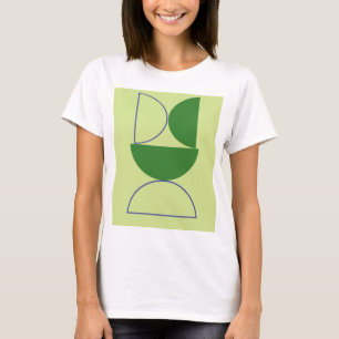 T-shirt formes abstraites art