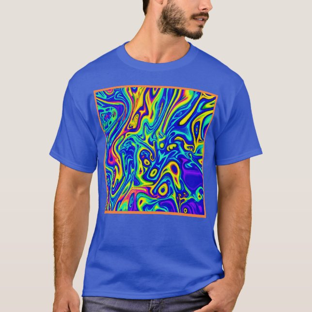 T-shirt Formes d'art stylées de motifs (Devant)