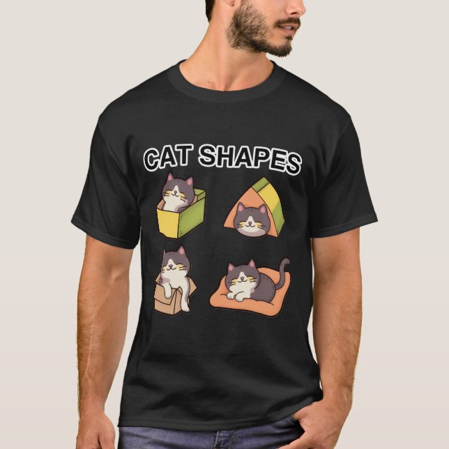 T-shirt Formes de chat - Feline jouable et adorable (Devant)