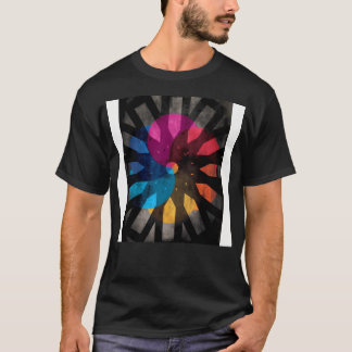 T-shirt Formes Et Couleurs Abstraites