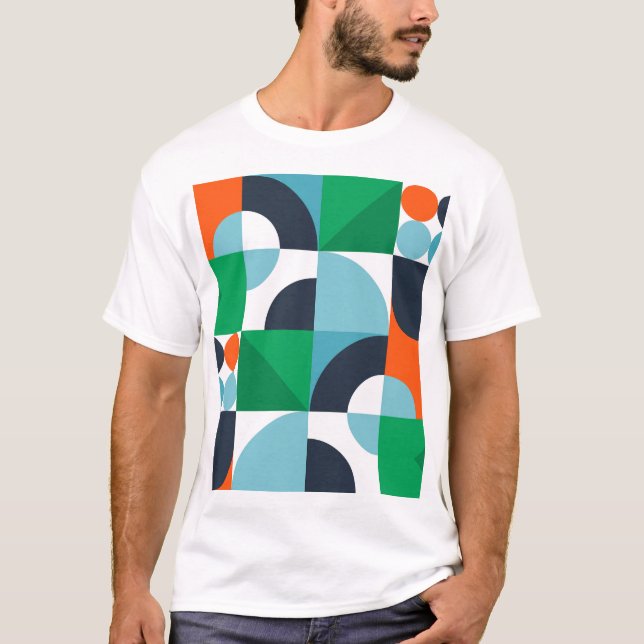 T-shirt Formes et formes simples Abstraites (Devant)