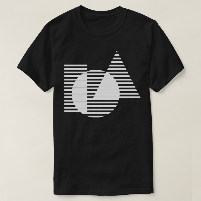 T-shirt formes géométriques 3 (Design devant)